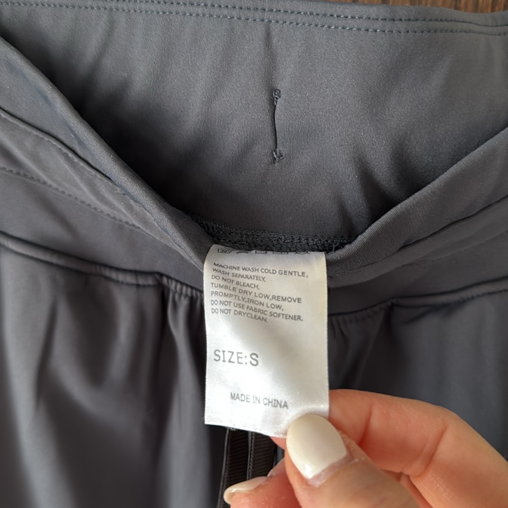 Chic Gray Drawstring Pants - image 6